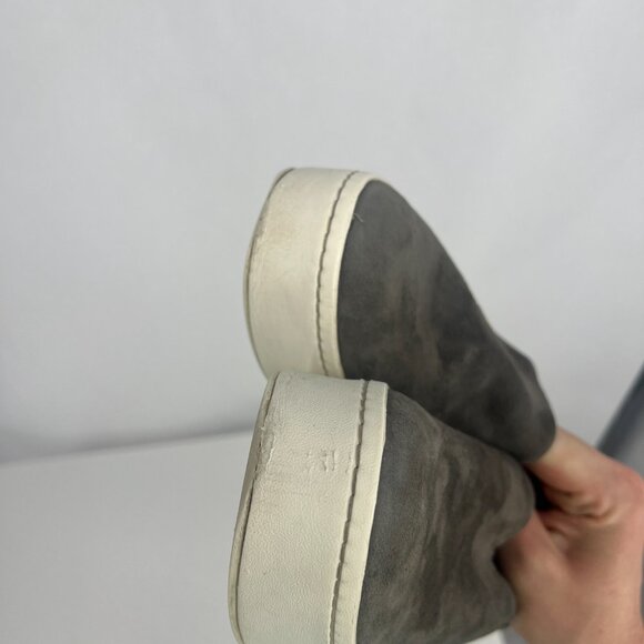Vince Gray Suede Warren Eco Sneaker - Picture 11 of 12